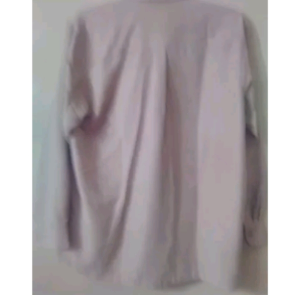 Marc Edwards Size Large Tan Suede Look Button Front Shirt. - Picture 2 of 5